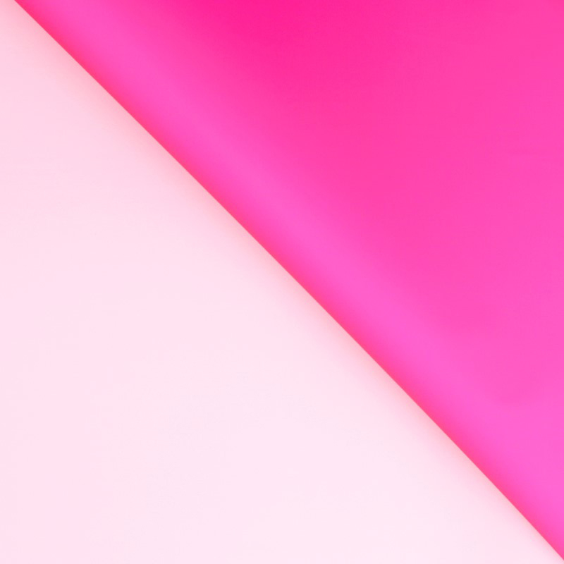 Пленка для цветов матовая двухсторонняя Нежно-розовая / Фуксия