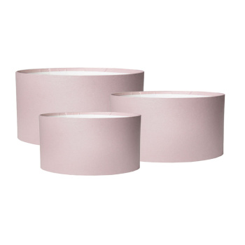 Набор коробок 3 в 1 "Премиум", цилиндр, Пыльно-розовый