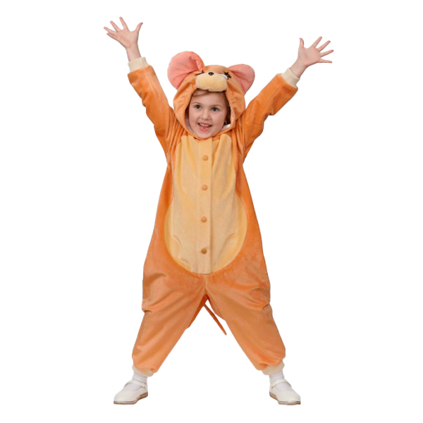 Карнавальный костюм "Мышонок Джерри" кигуруми 