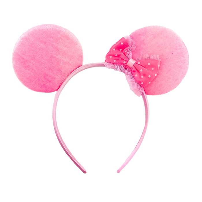 Ободок "Мышка" Розовый