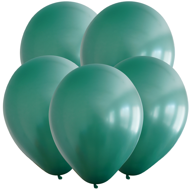 Темно-зеленый, Пастель / Dark Green / Латексный шар