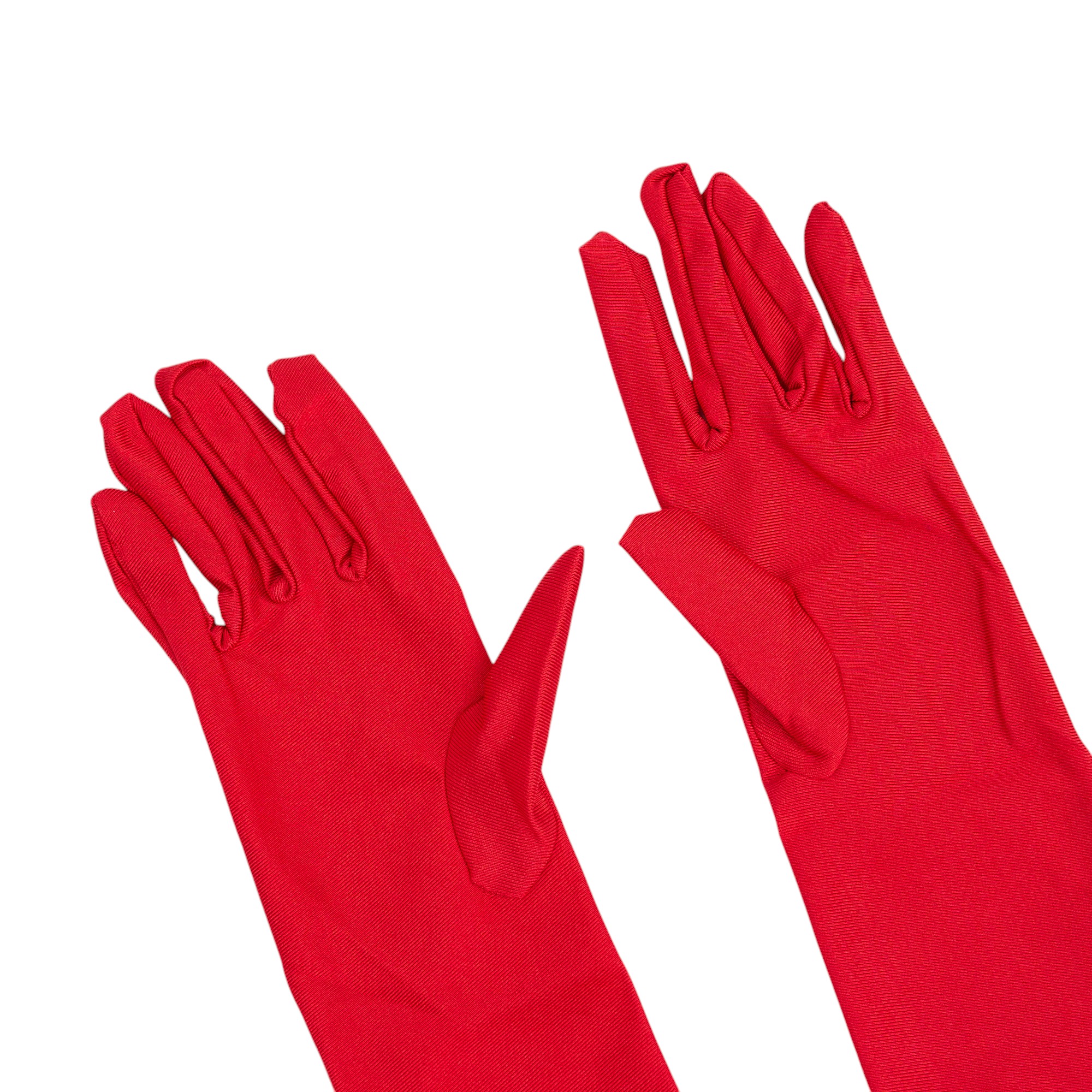 Карнавальные перчатки Красные, длинные