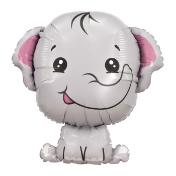 Слоненок мини, фольгированный шар