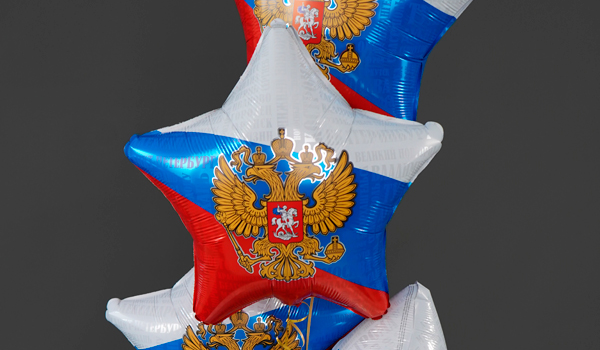 Фонтан из шаров Герб