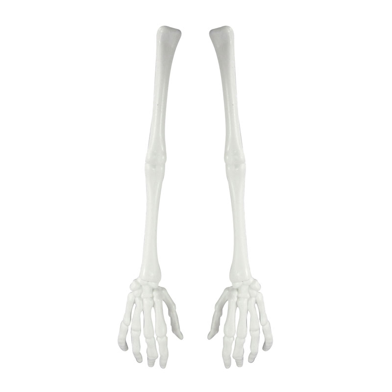 Прикол "Руки скелета" Белые, длинные