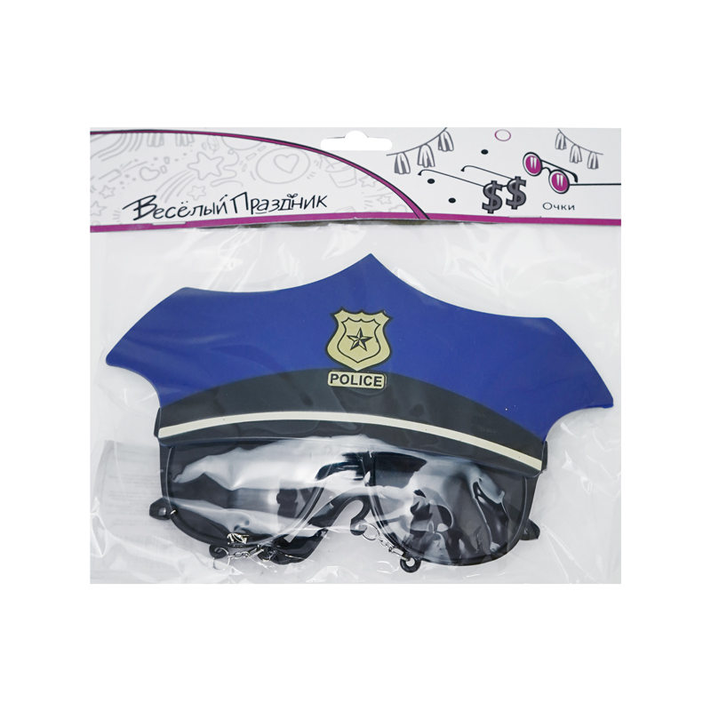 Карнавальные очки "Полицейский" 