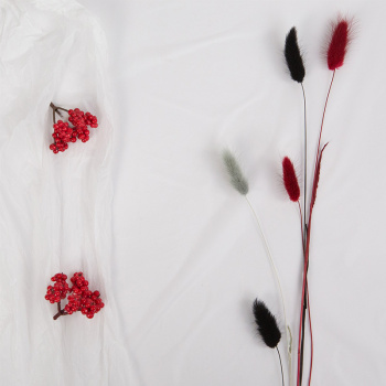 Водостойкая тишью для цветов, белая / рулон