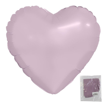 Сердце Орхидея в упаковке, фольгированный шар