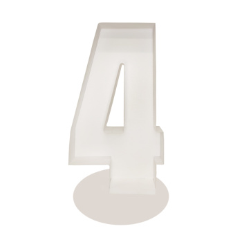*Каркас для аэромозаики. Цифра "4"