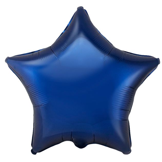 Звезда Темно-синий / Navy Blue, фольгированный шар