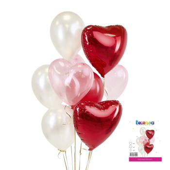Набор шаров "Розовый Жемчуг" 9 в 1