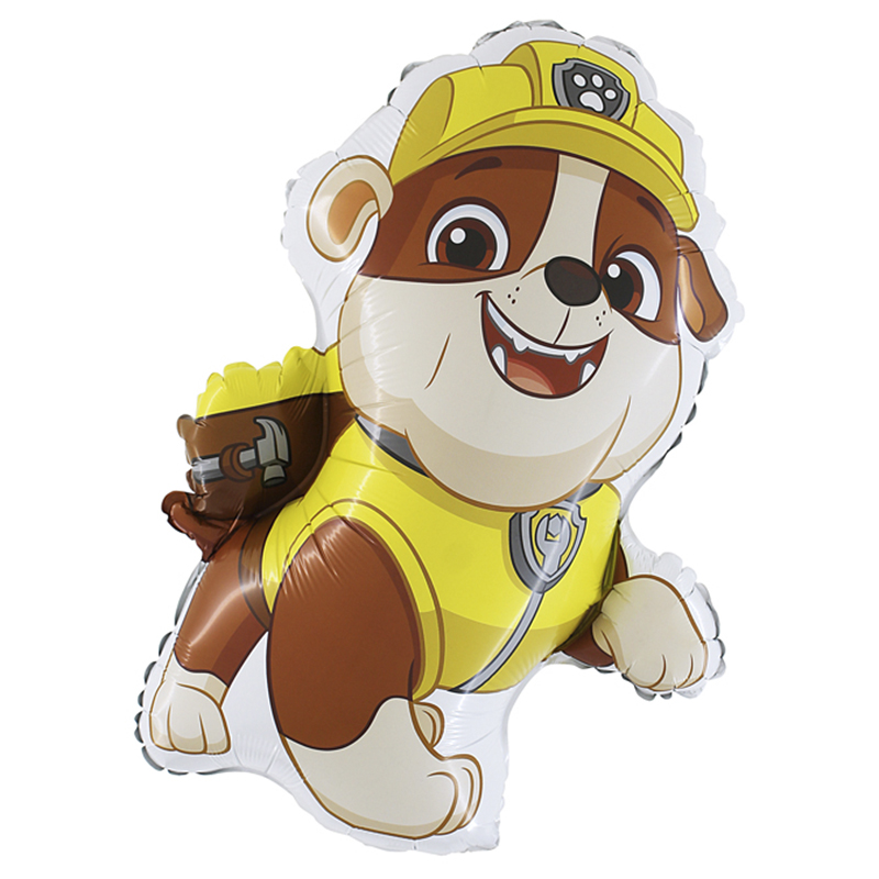 Крепыш. Щенячий патруль / Paw Patrol Rubble, фольгированный шар