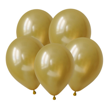 Золото, Металл / Gold, латексный шар