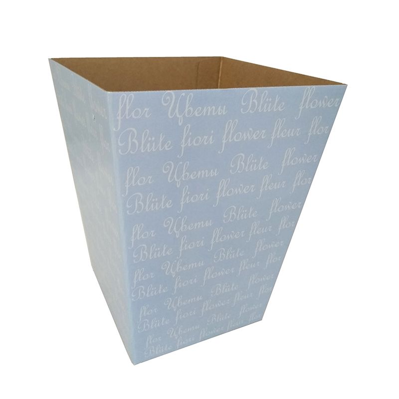 Коробка для цветов Синяя