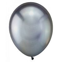 Темное серебро, Зеркальные шары / Space Grey, латексный шар