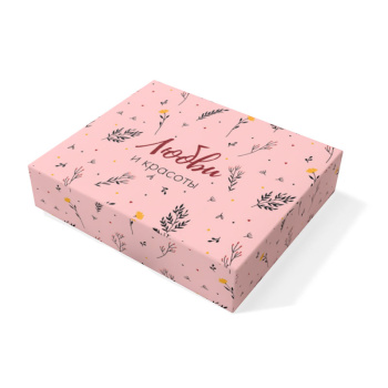 Коробка складная "Любви и красоты"