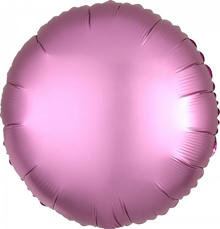 Круг Розовый Сатин Люкс в упаковке / Satin Luxe Flamingo