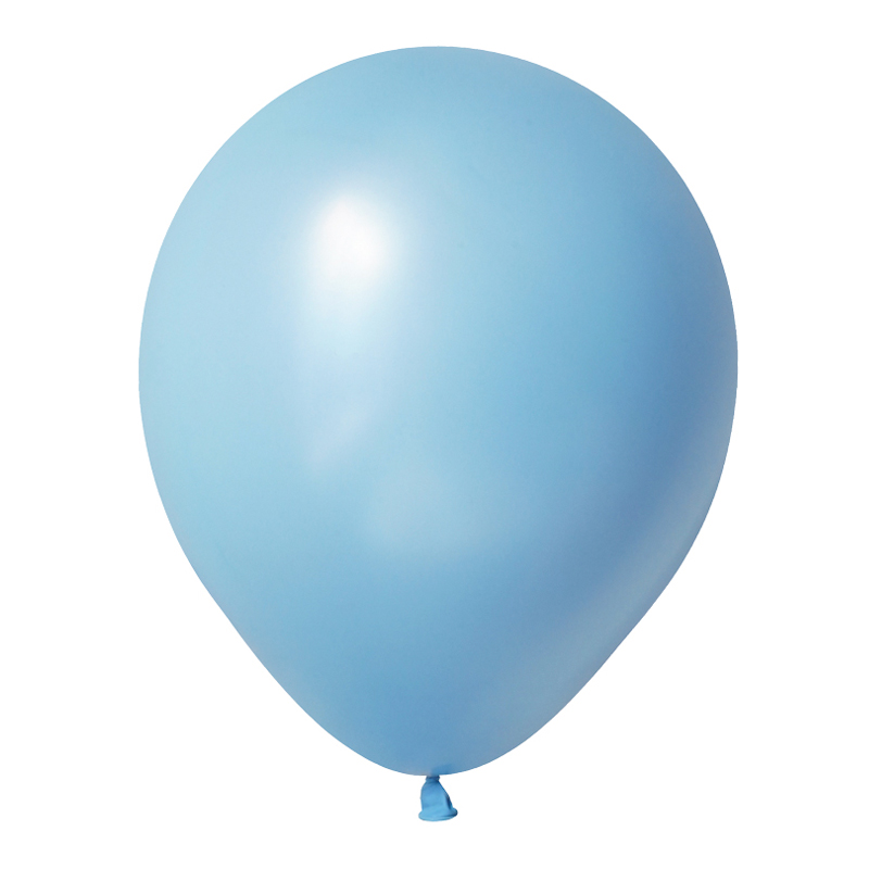 Голубой, Пастель / Light blue, латексный шар