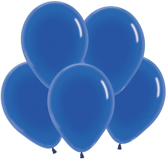 Синий, Кристал / Blue / Латексный шар