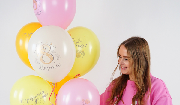 Набор воздушных шаров С 8 марта