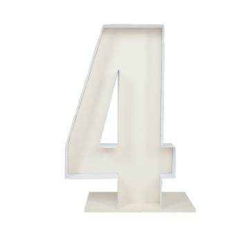 Каркас для аэромозаики. Цифра "4"