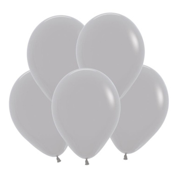 Серый, Пастель / Grey, латексный шар