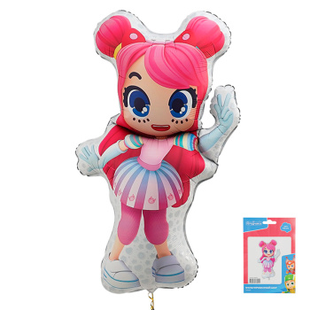 Геройчики Пинки фигура в упаковке, фольгированный шар