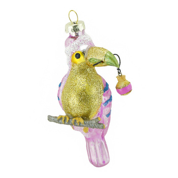 Елочная игрушка "Попугай", в подарочной упаковке