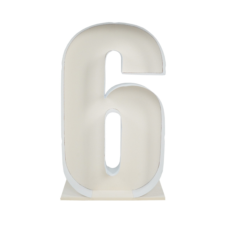 Каркас для аэромозаики. Цифра "6" (многоразовый)