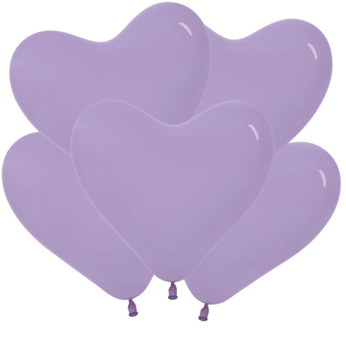 Сердце Сиреневый, Пастель / Lilac