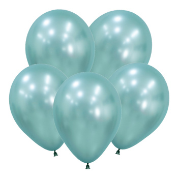 Свежая мята, Шелк / Cool mint, латексный шар