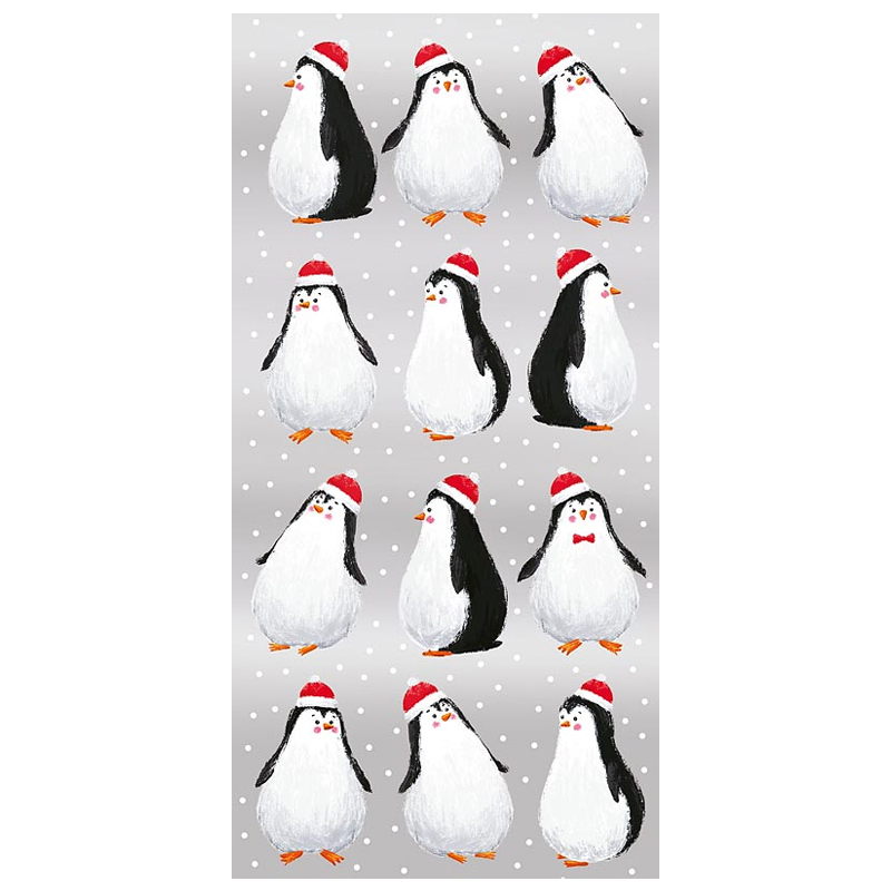 Конверт для денег "С Новым Годом!" Пингвины 