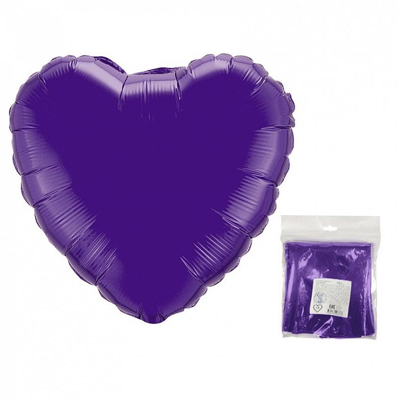 Сердце Фиолетовый в упаковке / Violet