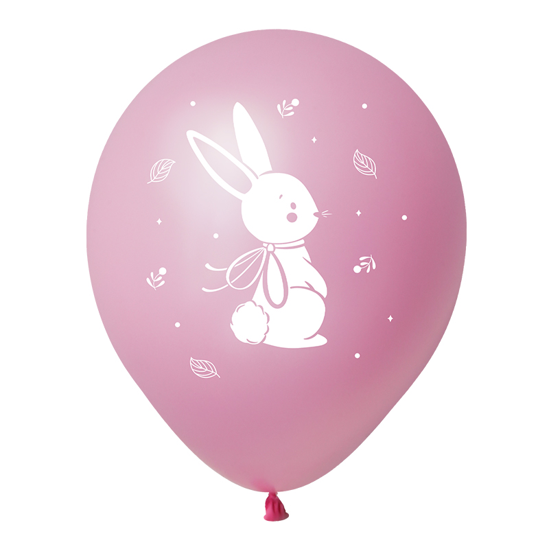 Счастливые зайцы , Ассорти Пастель, латексный шар