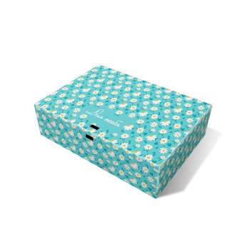 Коробка складная с лентой "Для тебя. Ромашки" 