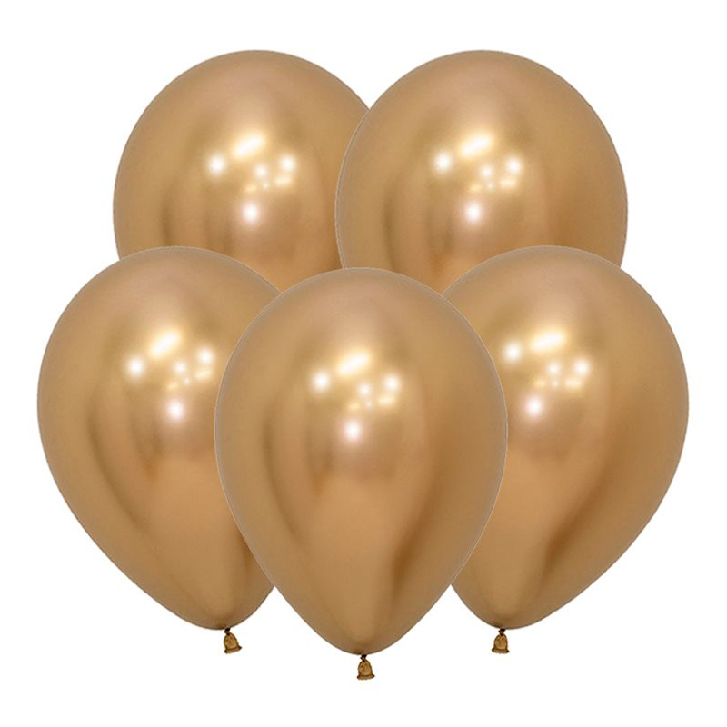 Рефлекс Золото (Зеркальные шары) / Reflex Gold, латексный шар