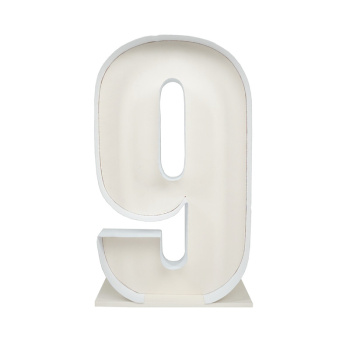 Каркас для аэромозаики. Цифра "9"