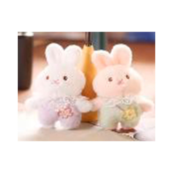 Кролик белый, мягкая игрушка