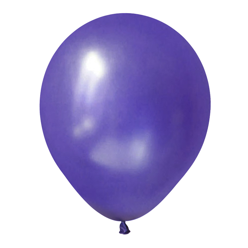 Фиолетовый, Металл / Violet, латексный шар
