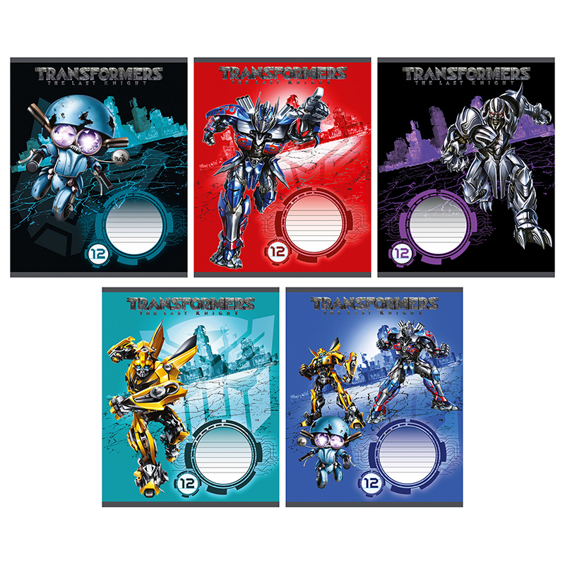 Тетрадь "Transformers Prime", 12 л.
