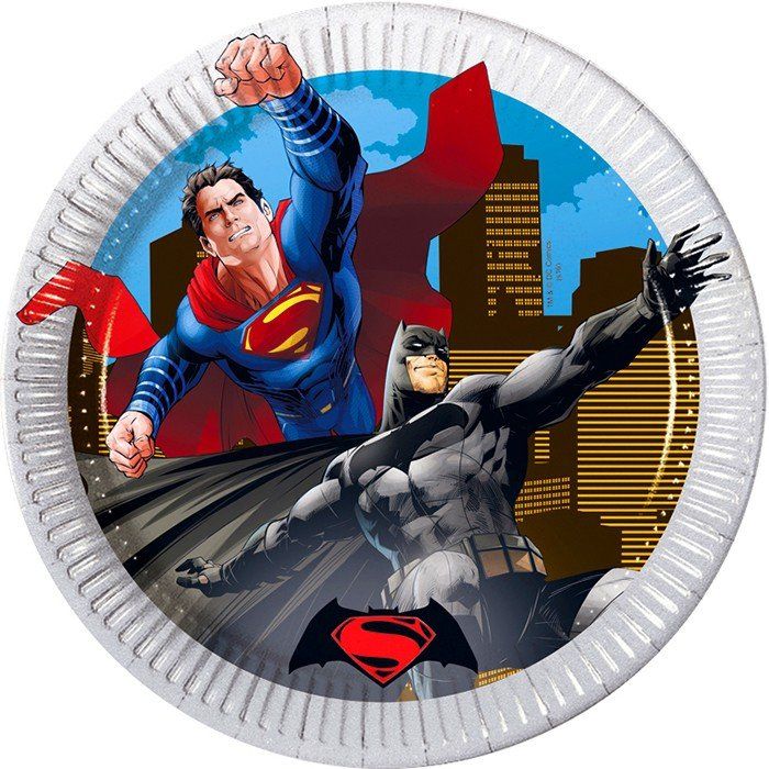 Тарелки "Бэтмен против Супермена" / Batman vs Superman