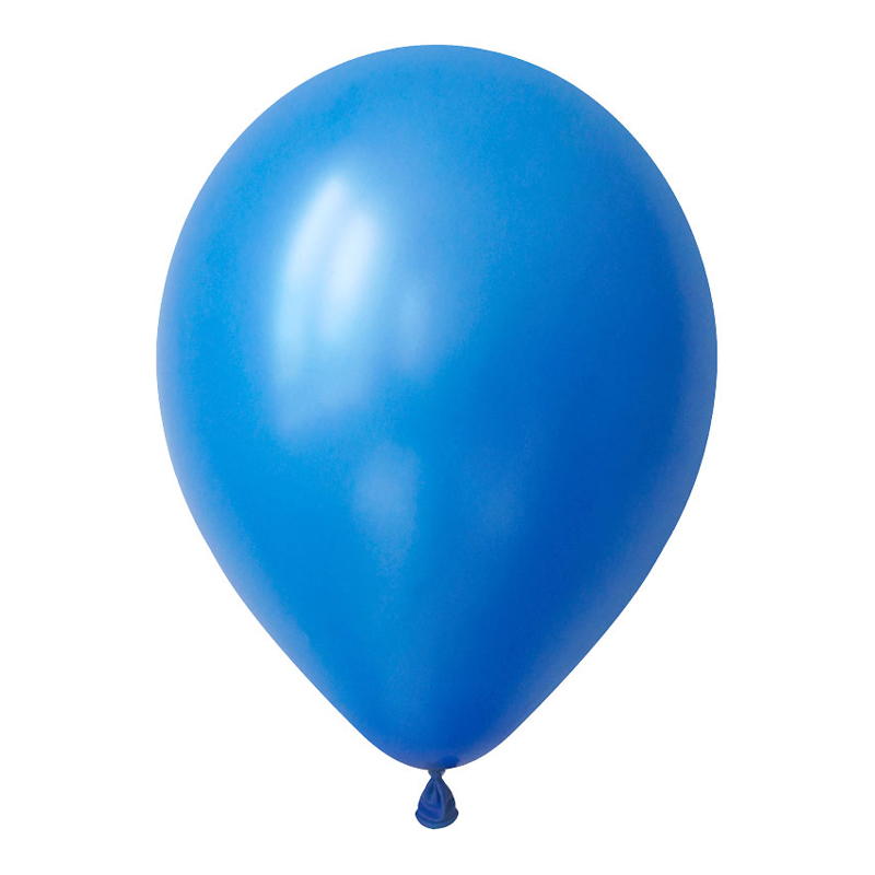Синий, Пастель / Royal blue, латексный шар