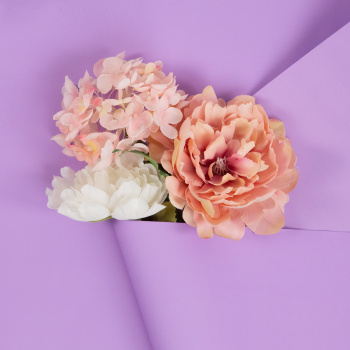 Пленка "Самая нужная", лавандовая / рулон