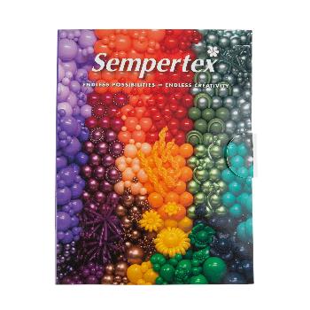 Раскладка по ассортименту и оттенкам шаров Sempertex