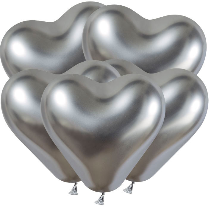 Сердце Серебро, Хром / Shiny Silver