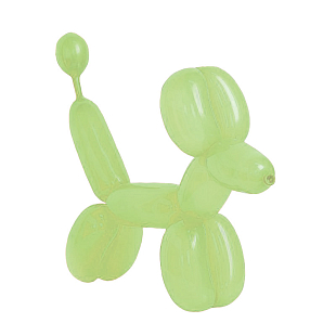 ШДМ Лаймовый, Пастель / Lime green, латексный шар