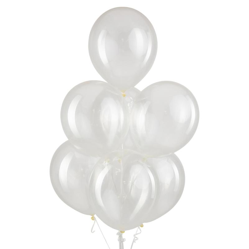 Прозрачный, Кристалл / Clear, латексный шар