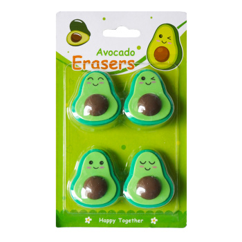 Набор ластиков фигурных "Авокадо" 
