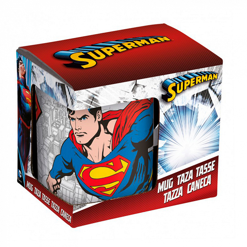 Кружка керамическая в подарочной упаковке "Супермен" Сити / Superman 