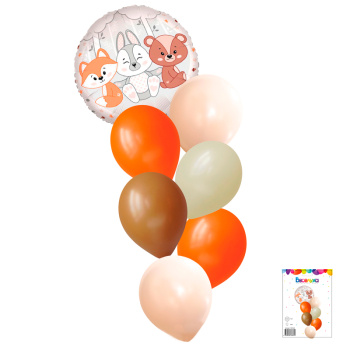 Набор шаров "Волшебный лес, животные" 7 в 1 